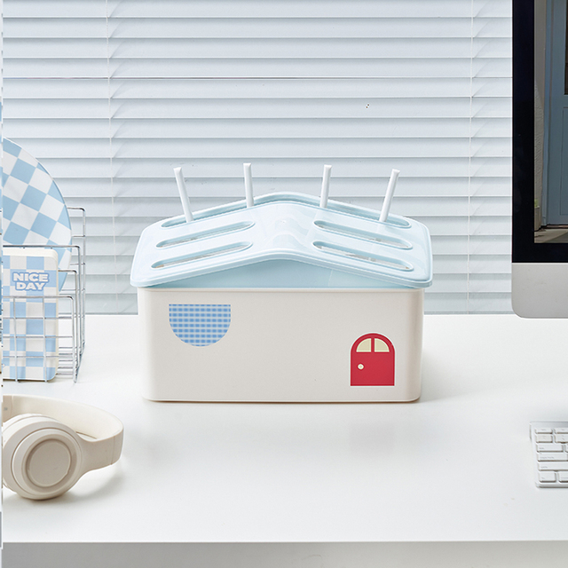 Wifi Router Box Modem Storage Box Router Protector with Cover Cable Management Box Desktop Cord Organizer for Power Strip