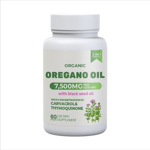 OLLI Venta caliente Cápsulas de aceite de orégano Suplementos orgánicos naturales inmunes 300 Aceite de orégano con cápsula de aceite de semilla negra - Product Image 1