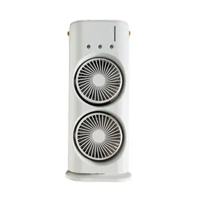 New Arrival Rechargeable Mini Table air cooler Fan Portable USB Cool Spray Fan double head mini nano spray misting desktop Fan