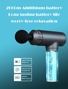 Nuova Pistola Massaggiante Portatile Professionale per Tessuti Profondi, Motore Brushless, 4 Testine, Ampiezza 12mm, Grado Alimentare, 2200mA - Product Image 5