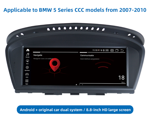 Direct Factory Outlet 8.8 Inch  E60 E61 E63 E64 2003-2010 CCC Speedometer Digital Cluster Andorid System GPS Navigation