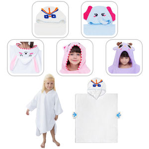 Ensemble <span class=keywords><strong>de</strong></span> serviettes absorbantes tricotées à capuche en fibre <span class=keywords><strong>de</strong></span> bambou tressée pour enfants pour le <span class=keywords><strong>bain</strong></span> pour les vacances ou la plage - Product Image 2