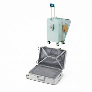 Aluminum Frame Travel Trolley With Silent Wheels 20, 22, 24, 26 Inch Durable <strong>Hard</strong> <strong>Shell</strong> Customized Traveling <strong>Suitcase</strong> Luggage - Product Image 2