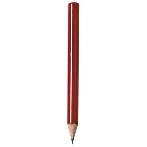 Matita Rossa D=7,3 Lunghezza 87 mm - Minimo 100 pz. Matita da Carpentiere Promozionale con Durezza Mina HB e Confezione Colorata - Product Image 1