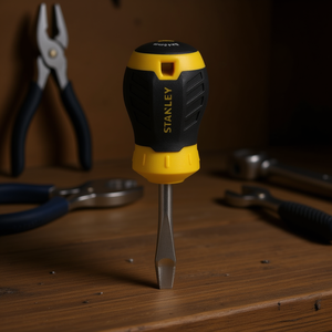 Stanley <b>Screwdriver</b> Flat Tip 6mm Cushion Grip Handle - Product Image 3