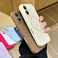 Étui de téléphone portable en silice magnétique de haute qualité pour iphone 17 Pro étui 16 Pro Max 15plus 14 13 12 accessoires de téléphone
