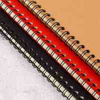 Carnet A5 à spirale avec couverture en PU, logo personnalisé, couleur et design sur mesure, vente en gros