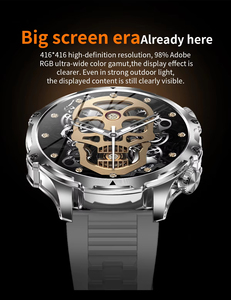 AK75 Relojes Outdoor Sport Smart Watch With Flashlight 1.93Inch Big Screen Ip67 Waterproof BT Call <strong>Heart</strong> Rate Smartwatch for Men - Product Image 3