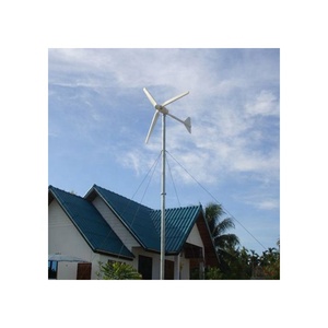 กังหันลมแนวนอนขนาดเล็ก 1KW ถึง 10KW สำหรับใช้ในบ้านหรือโรงงาน ใบพัด FRP เครื่องกำเนิดไฟฟ้าพลังงานลม - Product Image 2