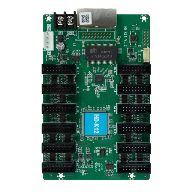 Huidu HD-K12 High Performance Synchronous Control System Receiving Card for Full Color LED Module Display Panel Outdoor Indoor