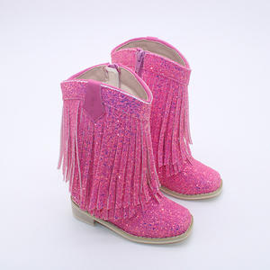 Chaussures mi-chaussons personnalisées HWXH pour enfants, bottes confortables, chaussures décontractées pour enfants, vente en gros, chaussures classiques pour enfants, bottes d'hiver pour filles et garçons, bottes fourrées pour enfants - Product Image 2
