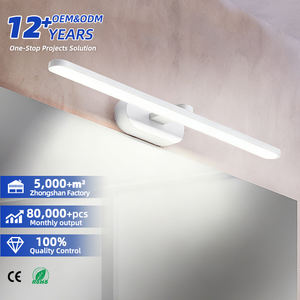 Lampe murale LED pour couloir, escalier, design en forme de tube long, pour chambre à coucher, salle de bain, miroir, salon, mur avant, montage mural - pour contrats - Product Image 1