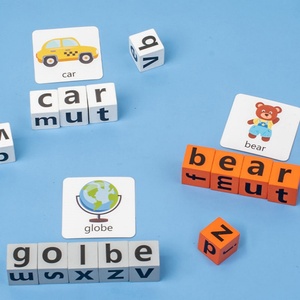 Juego de Mesa de Madera para Aprender a Deletrear Palabras en Inglés, Juego de Ortografía, Juguetes de Aprendizaje del Alfabeto, Juguetes Educativos para Niños, Populares - Product Image 6