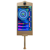 27 Zoll Vergoldeter Glücksspiel-Roulette-Monitor mit Doppelseitiger LED-Lampe und LCD-Bildschirm für Casino-Tische