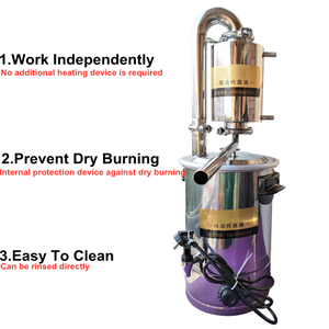 Équipement de distillation distillateur d'huile essentielle en acier inoxydable/huiles de rose machine d'extraction d'huile de graines de grenade - Product Image 2