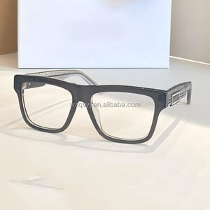 Gọng kính cận vuông không viền chất liệu acetate titan cao cấp, màu trắng, dành cho cả nam và nữ, có khả năng chống ánh sáng xanh, phủ lớp chống phản chiếu. - Product Image 6