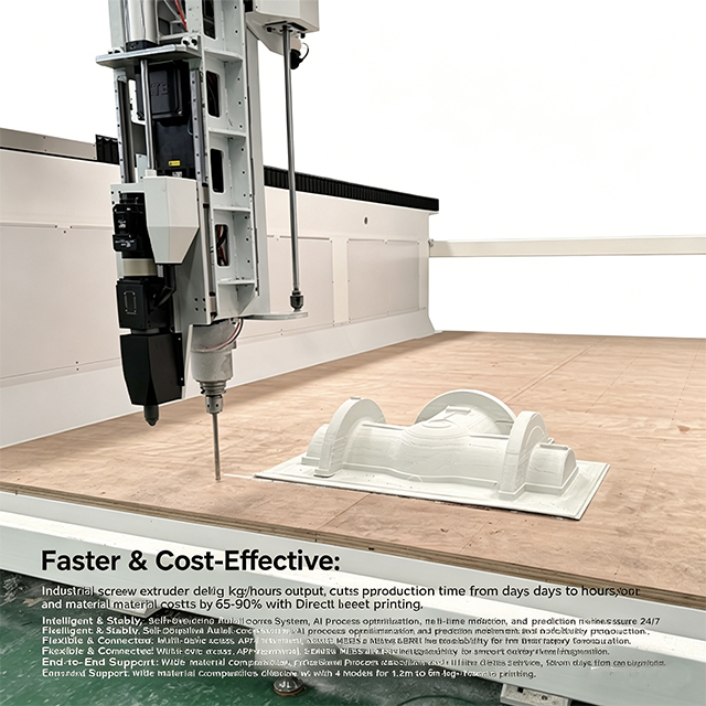 PP MTP Large Format Industrial 3D Printer for Rapid Wood Pattern Aluminum Mold Sand Casting and Die Casting Mold Production