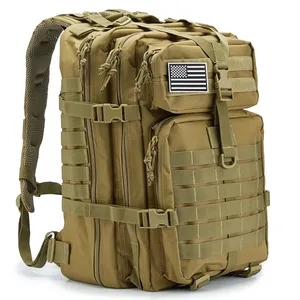 50L sac à dos tactique pour hommes GPS à la mode voyage en plein air Trekking EDC Molle Pack sac d'assaut étanche chasse 3P caractéristiques