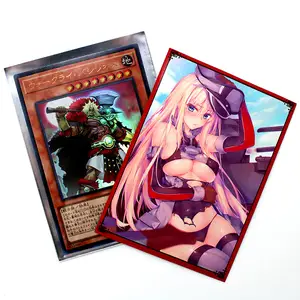 カスタマイズされた印刷アートカードスリーブ遊戯王MTGTCGホロホログラムアニメカスタムカードトレーディングボードゲームスリーブ - Product Image 5