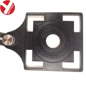 Herramienta de plantilla de medición de aluminio, Regla de medición <span class=keywords><strong>multi</strong></span>ángulo plegable con calibre - Product Image 6