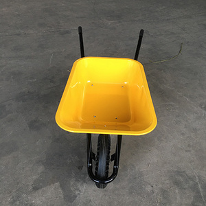 <span class=keywords><strong>Brouette</strong></span> de <span class=keywords><strong>chantier</strong></span> WB6414T W, adaptée à l'Europe, avec bac en acier galvanisé à chaud entièrement massif, pour usage en jardinage, en métal, Slovaque, Tchèque - Product Image 6