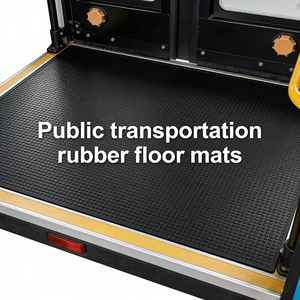 Revêtement de sol en caoutchouc pour bus sur mesure, imperméable, écologique, absorbant les chocs et réduisant le bruit - Product Image 5