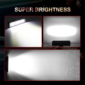 Barra de Luces LED de 6 Pulgadas con Patrón de Haz de Inundación para Conducción, Luz Blanca, para Luces de Conducción Adicionales, Automóviles, Camiones, UTV, Vehículos de 4 Ruedas - Product Image 6