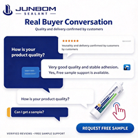 JUNBOM 6200 Scellant silicone ignifuge avancé anti-vibration résistant aux fissures pour murs-rideaux et étanchéité incendie, emballage personnalisé