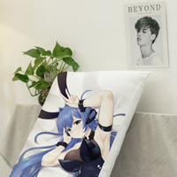 Fronha de travesseiro do corpo do anime japonês