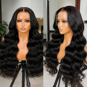 วิกผมแท้แบบ Body Wave 13x4 สีธรรมชาติ วิกผมหน้าผากโปร่งใส เนื้อนุ่มเป็นลอน วิกผมหนาเต็มศีรษะ - Product Image 3