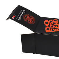 Boîte en carton ondulé en papier kraft personnalisée, emballage rectangulaire pour rouleaux de transfert DTF avec impression en relief