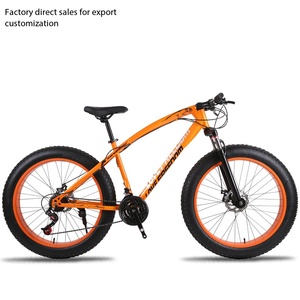 Bicicletta da Spiaggia e Neve 20-26 Pollici, 21 Velocità, Pneumatici Larghi, Doppio Freno <span class=keywords><strong>a</strong></span> Disco, Bici Fuoristrada con Pneumatici Larghi - Product Image 1