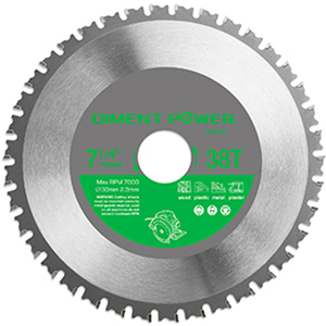 <span class=keywords><strong>Disque</strong></span> de coupe en acier allié HERZO <span class=keywords><strong>185</strong></span> <span class=keywords><strong>mm</strong></span> 38T pour la coupe du bois et du métal - Product Image 1