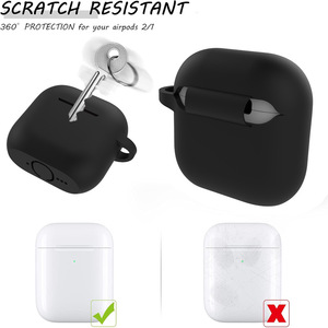 Custom Logo Oranje Siliconen Beschermhoes Voor Airpods Gen 4 2024 - Product Image 4