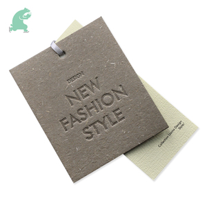 Custom Logo Eco-Friendly Kraft <strong>Paper</strong> 600gsm 162lbs <strong>Card</strong> <strong>Stock</strong> UV Printed Embossed Business <strong>Cards</strong> for Garment Shoes &amp; Bags - Product Image 5