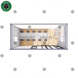 Edificio de oficinas modular expandible con grandes ventanas de piso a techo para recepción comercial y espacio para reuniones de personal. - Product Image 2