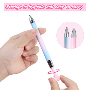 New Arrival Nail Dotting <b>Pen</b> Tool Set Nail Polish Crayon Stick PVC Holder Rotary Dot Nail Art Dotting <b>Pen</b> - Product Image 4