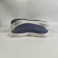 Oreiller ergonomique de luxe moderne en mousse à mémoire de forme en forme de papillon, pour dormeurs latéraux, lavable, respirant, avec logo personnalisé, vente en gros