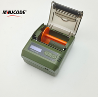 Imprimante thermique portable sans fil Bluetooth MJ5803 de 58 mm pour reçus, avec machine d'impression d'étiquettes USB et batterie intégrée