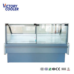 VICTORY KITCHEN Vente flash Armoire réfrigérée pour la présentation de la viande dans les supermarchés, pour cuisine commerciale, capacité 600L-1000L, -15°C - Product Image 4