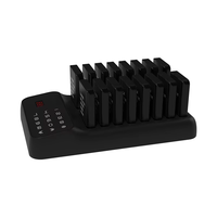 Système de téléavertisseurs de restaurant sans fil 16 boutons, téléavertisseurs vibrants et buzzer de table pour service de table, petit téléavertisseur de restaurant sans fil 16