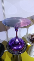 Table d'appoint en métal pour café et restaurant à côté de la table de nuit