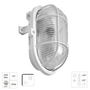 Plafoniera Bianca E27 IP44 - Product Image 3