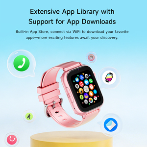 Montre connectée 4G pour enfants avec GPS, appels vidéo, mode classe, SOS, caméra, alarme, jeux, application parentale, écran tactile – Cadeau idéal pour enfants - Product Image 3