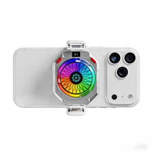 Ventilador de Refrigeración para Teléfono Celular TH28 Semiconductor Radiator RGB, Enfriador Magnético para Teléfono Móvil con Tecnología TEC Peltier Ai para Juegos - Product Image 1