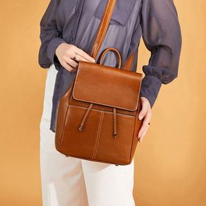 Luxury Designer Fashion Genuine Leather <b>Backpack</b> Women - Product Image 4