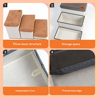 Escaliers pliables pour chiens pour accéder aux lits et aux canapés, échelles pour animaux de compagnie pour petits chiens et chats, meubles pour animaux de compagnie à côté du lit avec montage facile