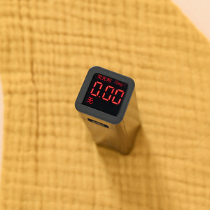 Bavoir triangulaire en gaze à quatre couches, bavoir en pur coton pour bébé, couleur unie, pour nourrissons et tout-petits de 1 à 3 ans - Product Image 3