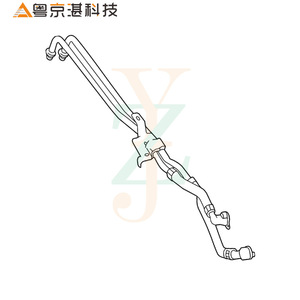 T2H26155 T2H45424ท่อยางอลูมิเนียมสำหรับกระปุกเกียร์ชิ้นส่วนอะไหล่ Jaguar XF XE - Product Image 1