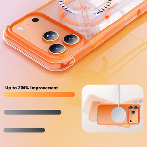 Coque de téléphone Laudtec transparente en TPU et PC avec coussin d'air pour iPhone 15 16 17 18 Pro Max, protection contre les chutes, coque arrière transparente - Product Image 5